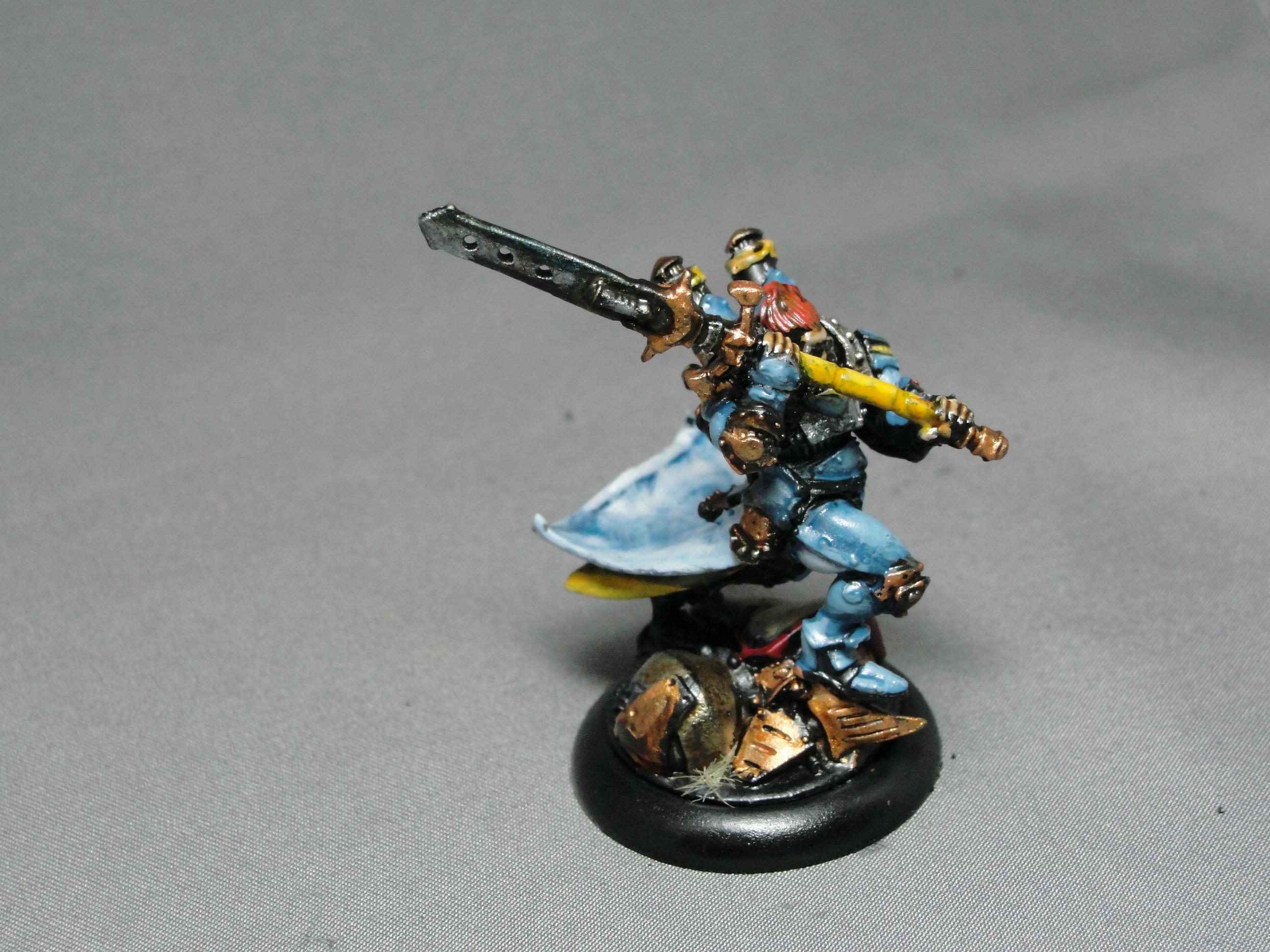 Commander Adept Nemo - Figurine Warmachine Cygnar Warcaster Privateer Press Neuve